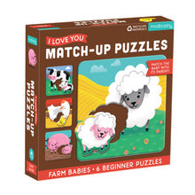 farm babies i love you match up puzzles