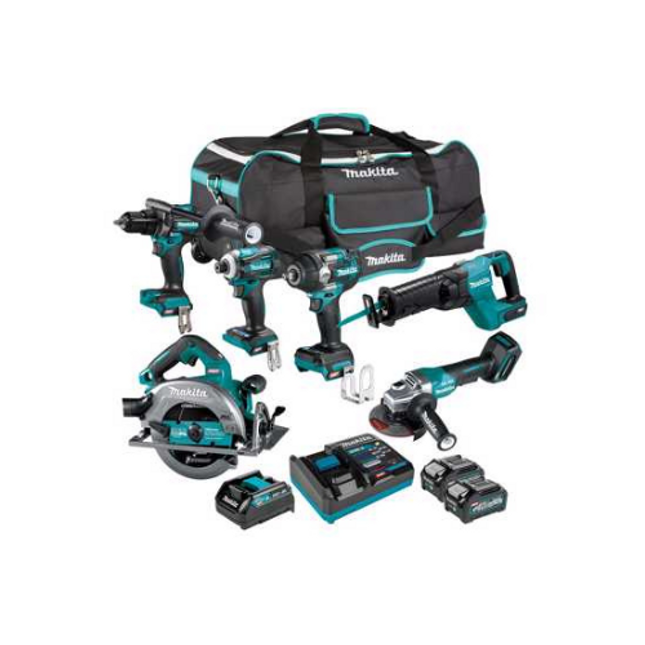 makita 40vmax xgt 6 piece combo kit
