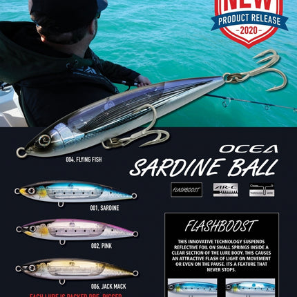 shimano ocea sardine bl 150s 71g f boost pnk 002