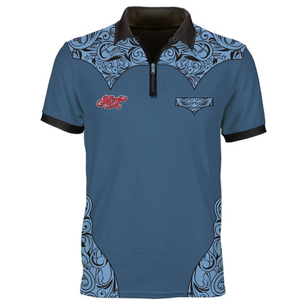 shot wild fronter dart shirt l