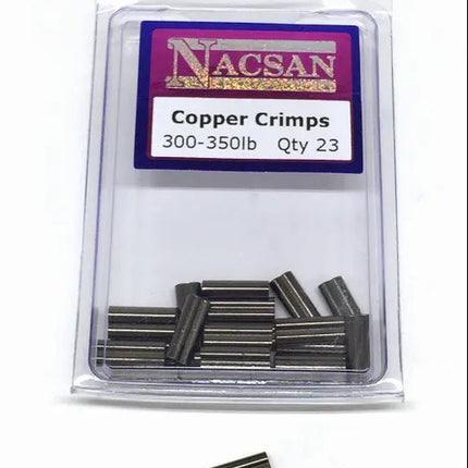 nacsan copper crimp 300 350lb 23pces