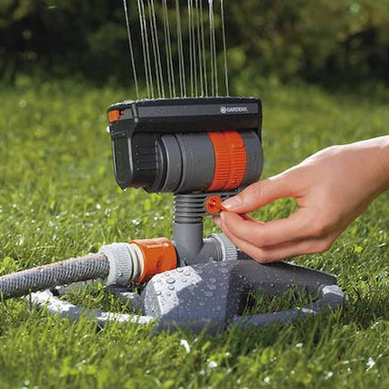 gardena oscillating sprinkler aqua zoom compact