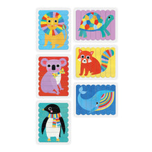 animals of the world puzzle sticks