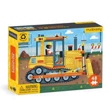 bulldozer 48 pc mini puzzle