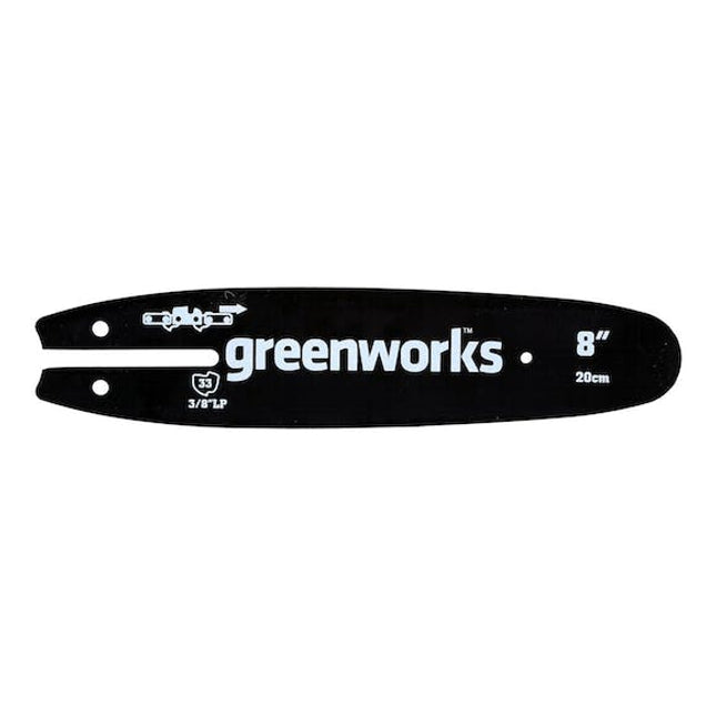 green works pole saw g max 40 v replacement chain guide bar