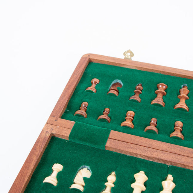 Babool wood chess set