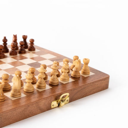 Sheesham wood folding chess set