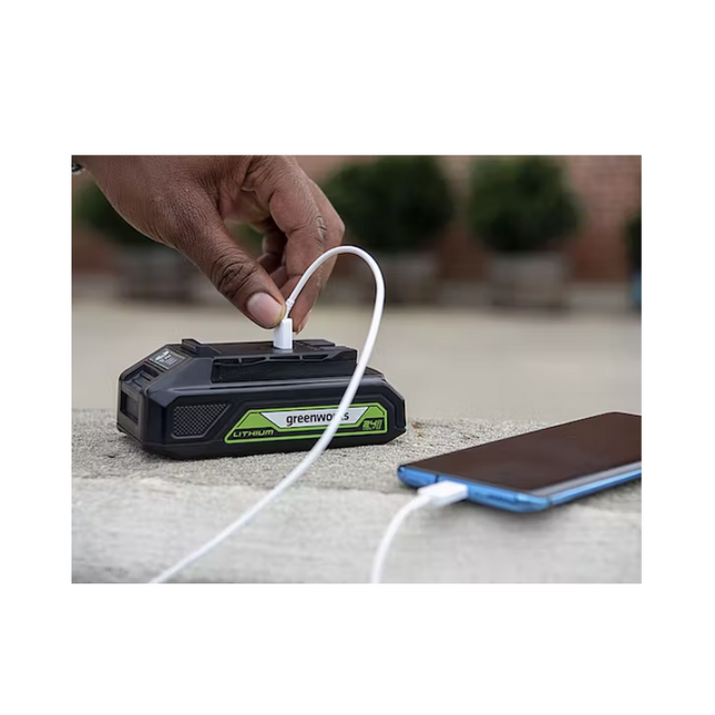 Greenworks 24V Battery and Charger 3 Piece Kit 2.0/4.0Ah
