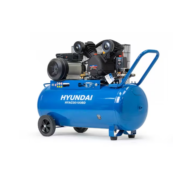 Hyundai Air Compressor Belt Drive 3HP 100L