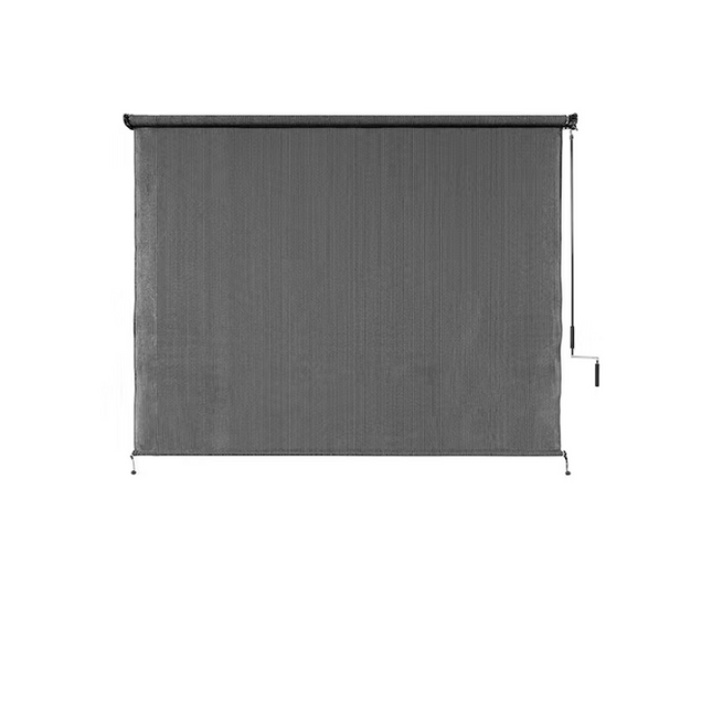 OUTDOOR SUN SCREEN ROLLER BLIND 183 X 244CM