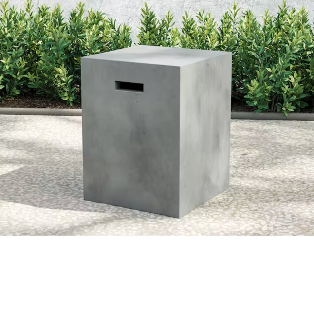 Modulo Square Concrete Stool