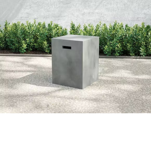 Modulo Square Concrete Stool