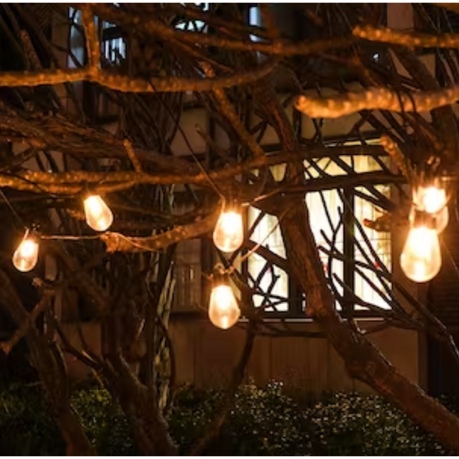 Solar Party Lights 10m with 10 Bulbs