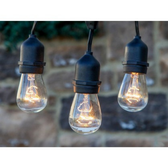 Festoon Lights LED 5m with 10 Filament Bulbs