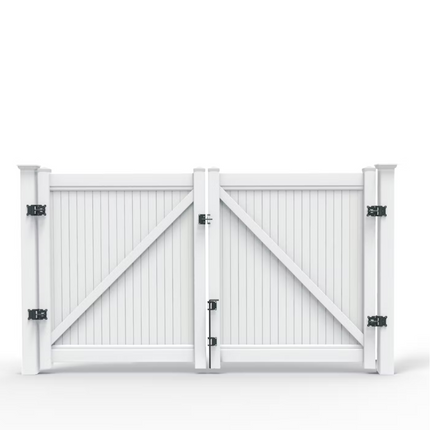 PVC Privacy Fence Driveway Gates 1.8m x 3.65m