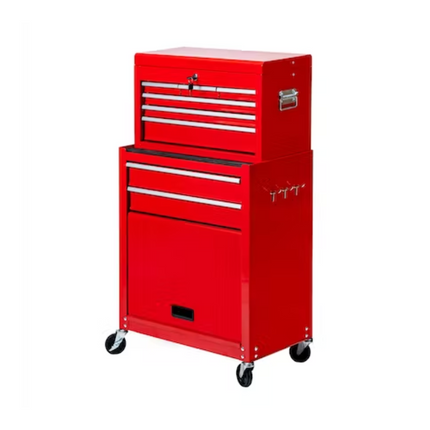 Tool Chest & Rolling Cabinet 8 Drawer Combo