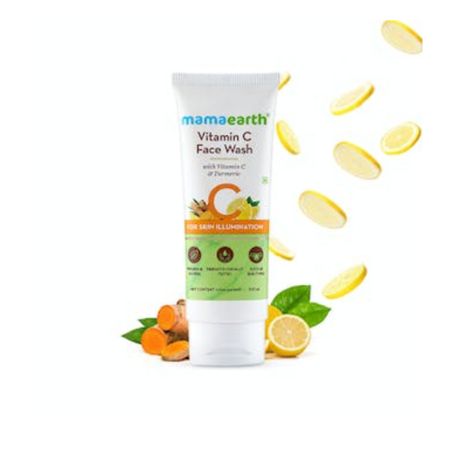Vitamin C Face Wash with Vitamin C and Turmeric for Skin Illumination – 100ml