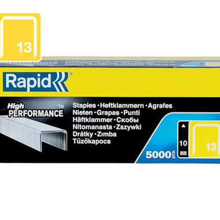 Rapid Finewire Staples Galvanised 13/10 - Pack of 5000