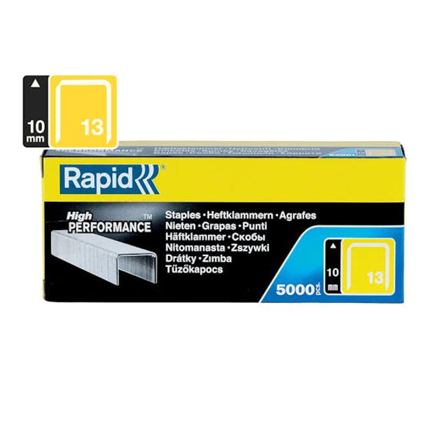 Rapid Finewire Staples Galvanised 13/10 - Pack of 5000