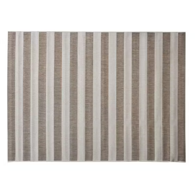 Signature Outdoor Rug Beige & Cream Stripe 160 X 230cm