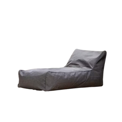 Outdoor Bean Bag Lounger Canvas Coal