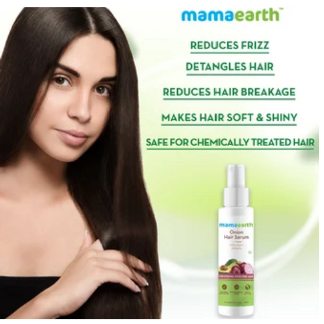 Onion Hair Serum with Onion and Biotin for Strong, Frizz-Free Hair – 100 ml