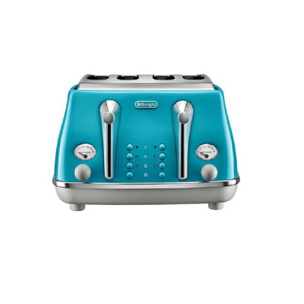 Delonghi Icona Capitals 4 Slice Toaster Lisbon Azure