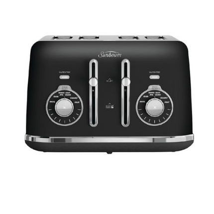 Sunbeam Alinea Select 4 Slice Toaster Black