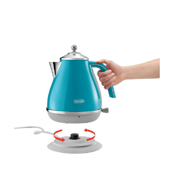 Delonghi Icona Capitals Kettle Lisbon Azure, , hi-resDelonghi Icona Capitals Ket