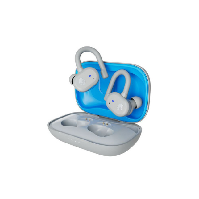 Skullcandy Push Active True Wireless Earbuds - Light Grey/Blue