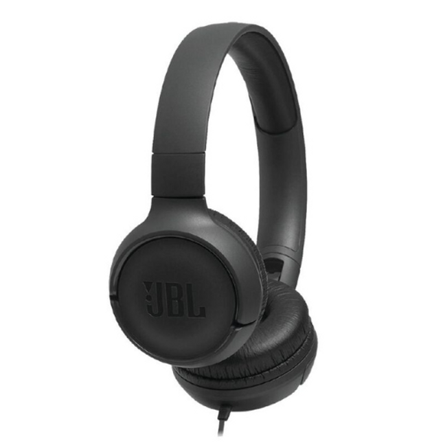 JBL Tune 500 On-Ear Headphones  Black