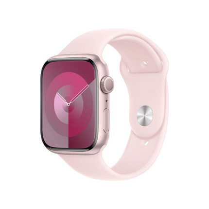 Apple Watch S9 GPS 45mm Pink Aluminium Case with Light Pink Sport Band - S/M