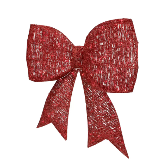 Red Bow with LED Lights Christmas decoration