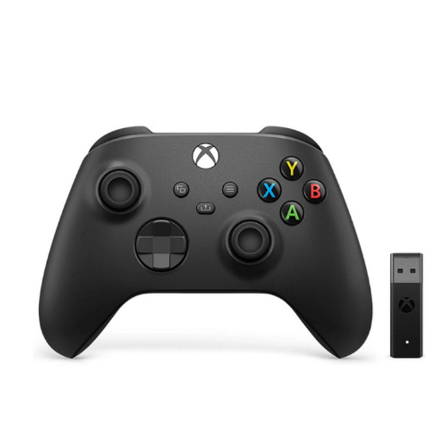 Microsoft Xbox Wireless Controller + Wireless Adapter For Windows 10/11