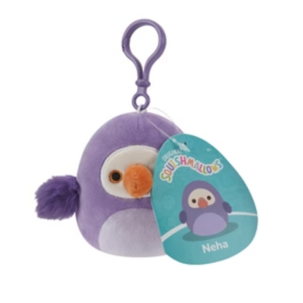 SQUISHMALLOWS 3.5 INCH S16 CLIP ON - NEHA