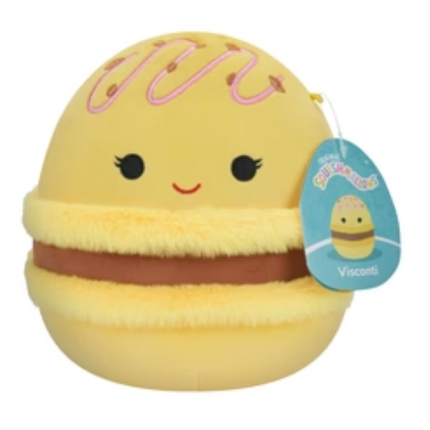 SQUISHMALLOWS 7.5 INCH S16 - VISCONTI LEMON AND CHOCOLATE MACARON