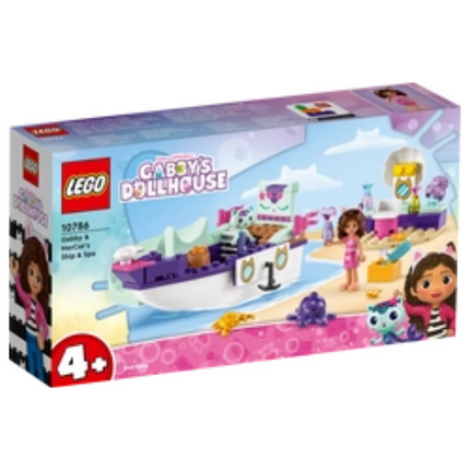 LEGO 10786 GABBY'S DOLLHOUSE GABBY & MERCATS SHIP AND SPA