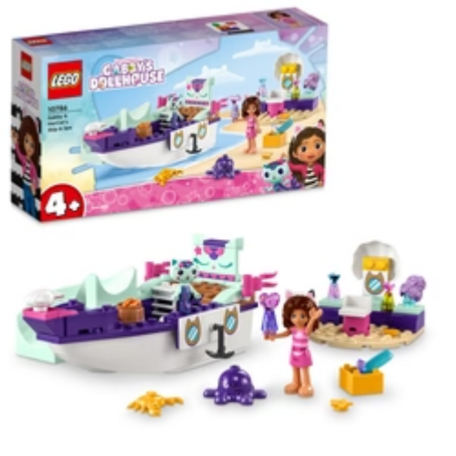 LEGO 10786 GABBY'S DOLLHOUSE GABBY & MERCATS SHIP AND SPA