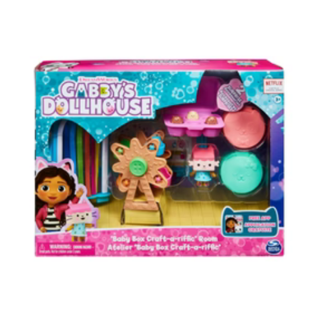 GABBYS DOLLHOUSE DELUXE ROOM - BABY BOX CRAFT-A-RIFFIC ROOM