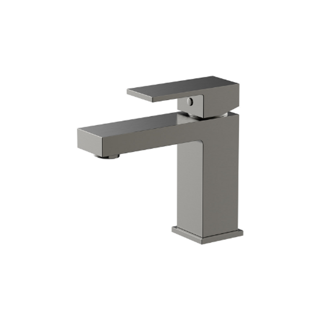 Casia Small Basin Mixer - High pressure Gun-metal
