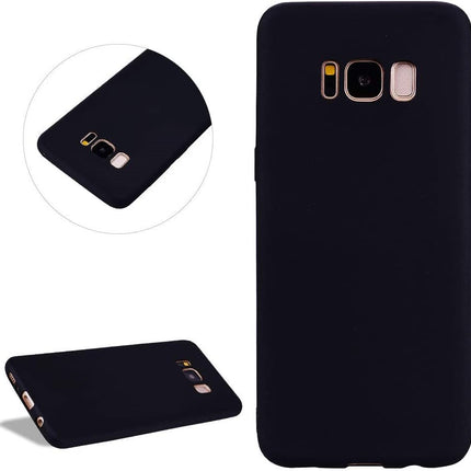 Samsung S8 Plus Case cover Soft Gel Flexible TPU Matte Black Phone Cover