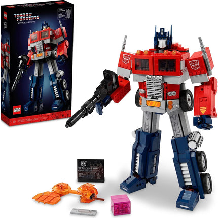 LEGO Icons Optimus Prime 10302 Transformers Figure Set