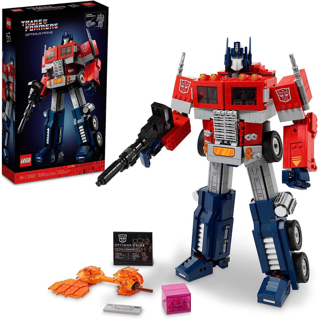 LEGO Icons Optimus Prime 10302 Transformers Figure Set