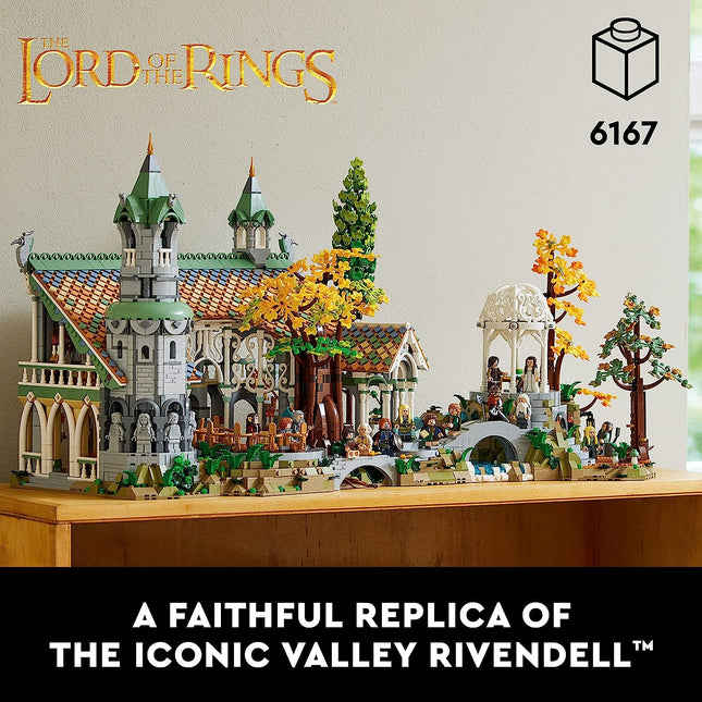 LEGO Icons The Lord of The Rings: Rivendell 10316 Building Model Kit for Adults