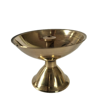 Brass - Akhand Jyot Diya with Small Stand