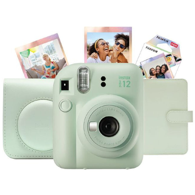 FujiFilm Instax Mini 12 Limited Edition Instant Camera Gift Pack - Green