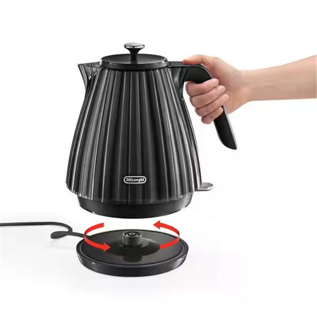 Delonghi Ballerina KBD2001BK Kettle 1.7L Capacity 2000 Watts