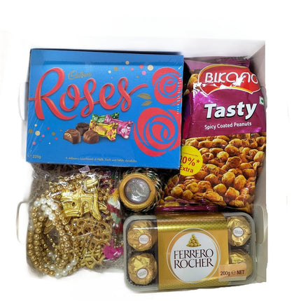Diwali Gift Box Chocolate  Snacks & Decoration