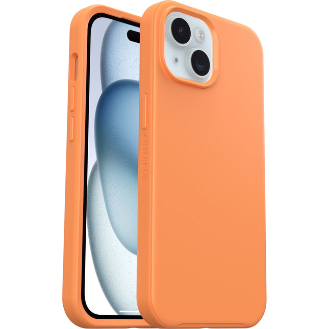 OtterBox iPhone 15 6.1 inch Symmetry Plus Phone Case - Orange - MagSafe Compatible