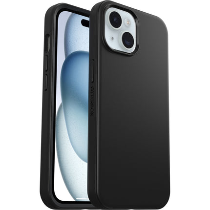 OtterBox iPhone 15  6.1 inch Symmetry Plus Phone Case - Black - MagSafe Compatible